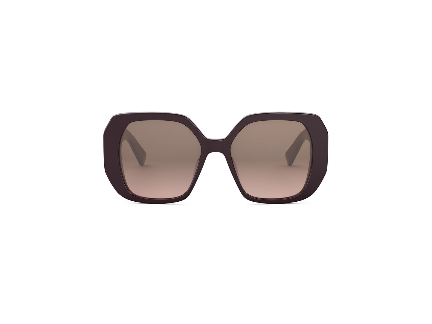 Violet Geometric Acetate Sunglasses