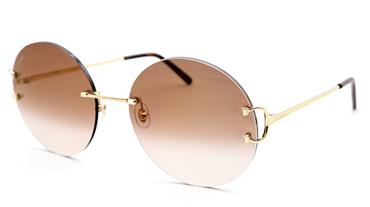 CT0036RS Signature C de Cartier Round Sunglasses