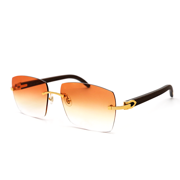 Cartier Custom C Décor Wood Sunglasses by MEG
