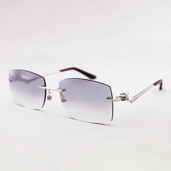 Cartier Custom Panthère Platinum Sunglasses by MEG