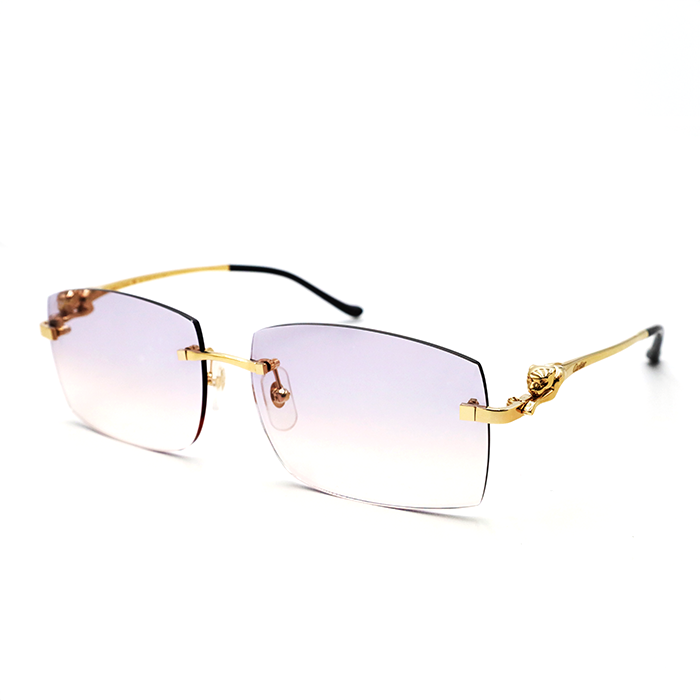 Cartier Custom Panthère Gold Sunglasses by MEG