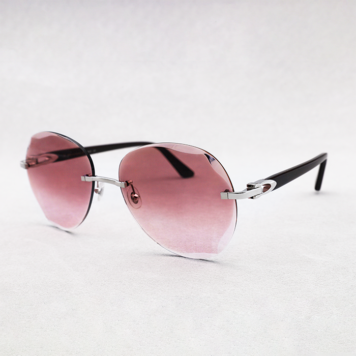 Cartier Custom C Décor Jewel Cut Bevel Sunglasses by MEG