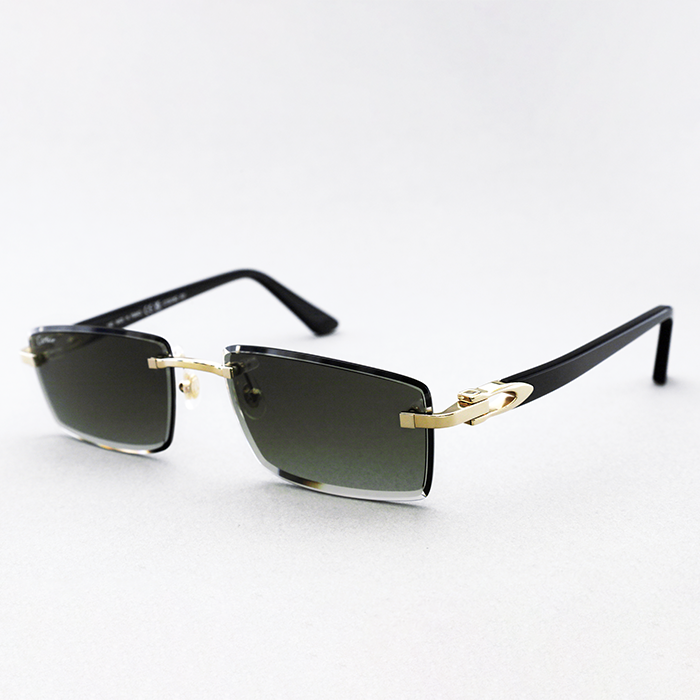 Cartier Custom C Décor Black Acetate Sunglasses by MEG