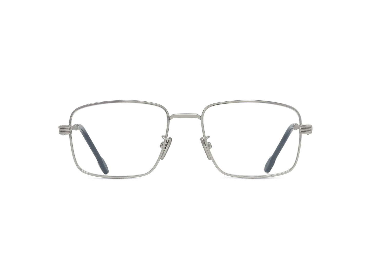 Silver Rectangular Eyeglasses