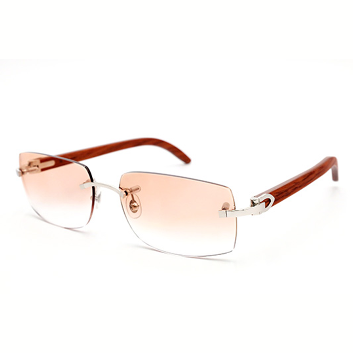 Cartier Custom C Décor Wood Sunglasses by MEG