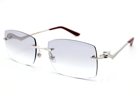 Cartier Custom Panthère Platinum Sunglasses by MEG