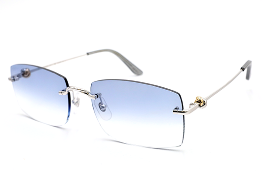 CT0376O Cartier Custom Trinity Platinum Sunglasses by MEG