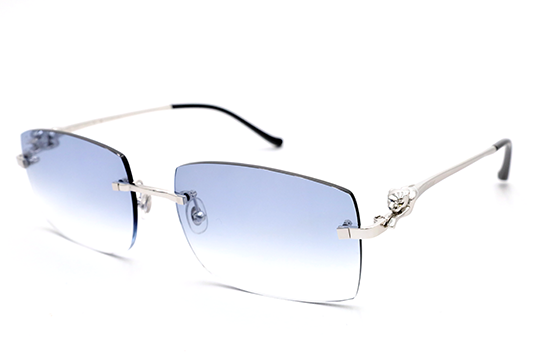 Cartier Custom Panthère Platinum Sunglasses by MEG