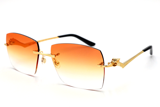 Cartier Custom Panthère Gold Sunglasses by MEG