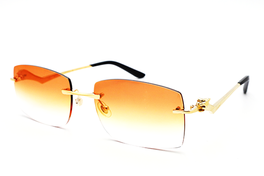 Cartier Custom Panthère Gold Sunglasses by MEG