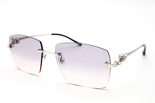 Cartier Custom Panthère Platinum Sunglasses by MEG