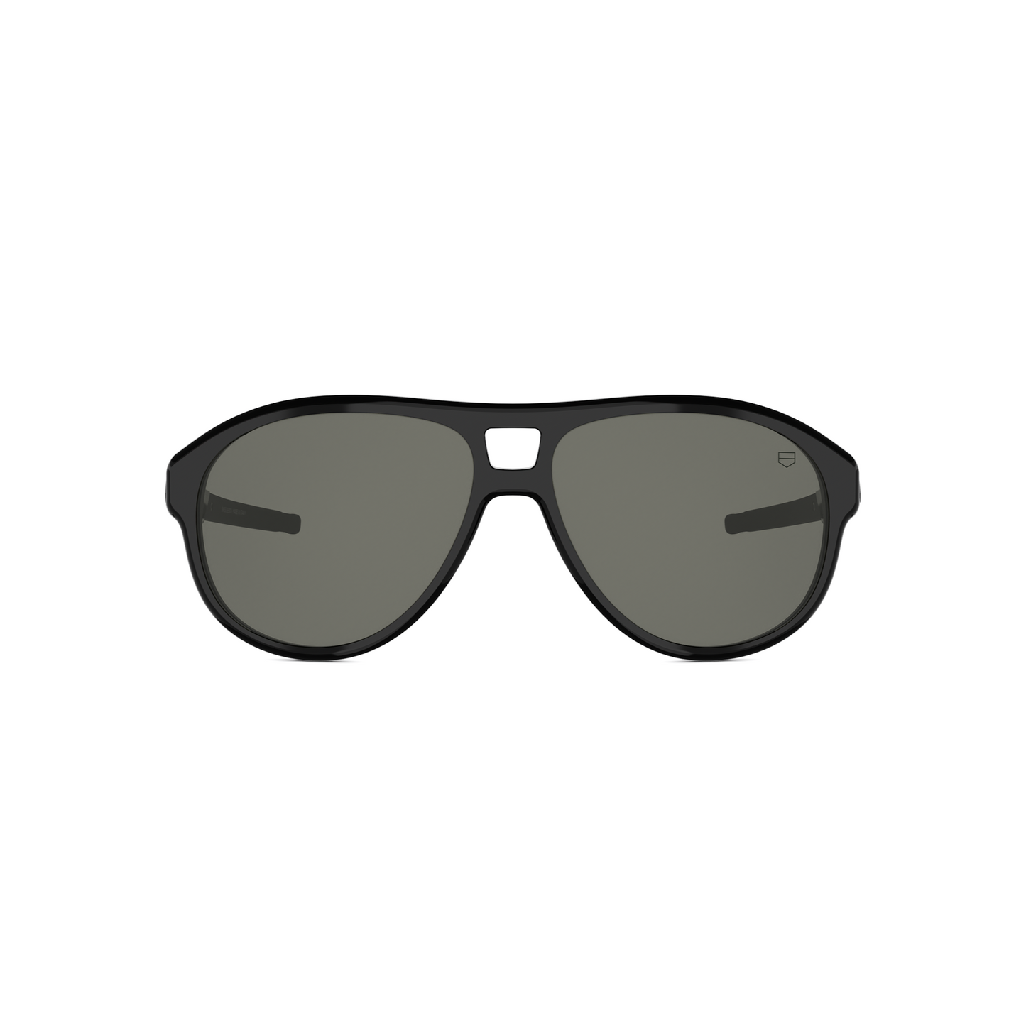 Black Pilot Acetate Sunglasses