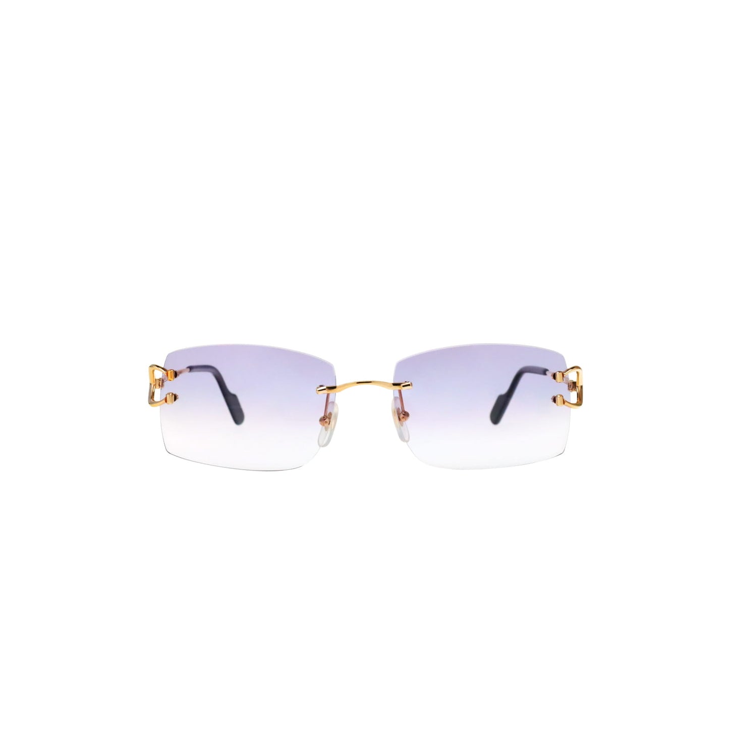 Cartier Custom Vintage Double C Brooklyn Sunglasses Gold by MEG