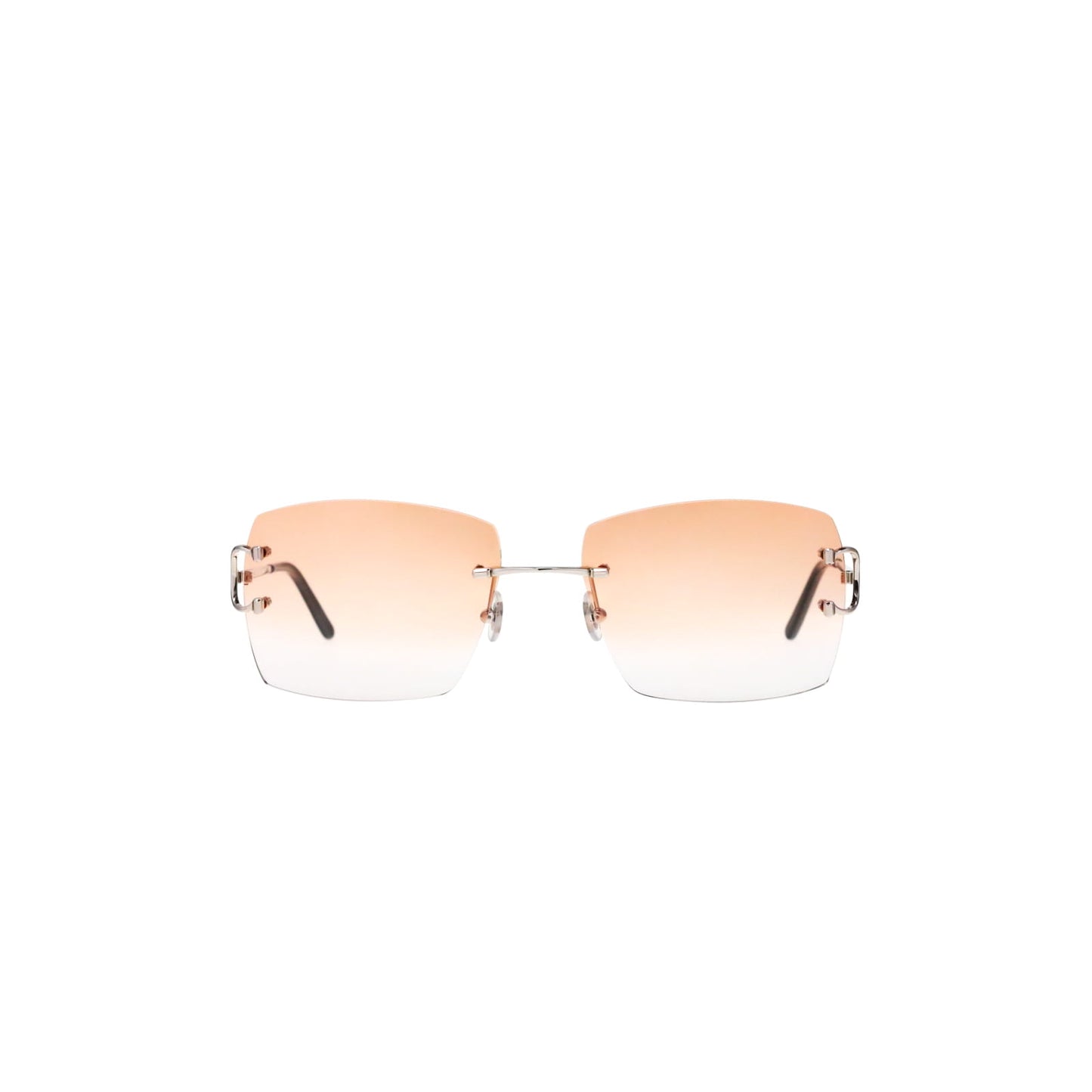 Cartier Custom Double C Mykonos Platinum Sunglasses by MEG
