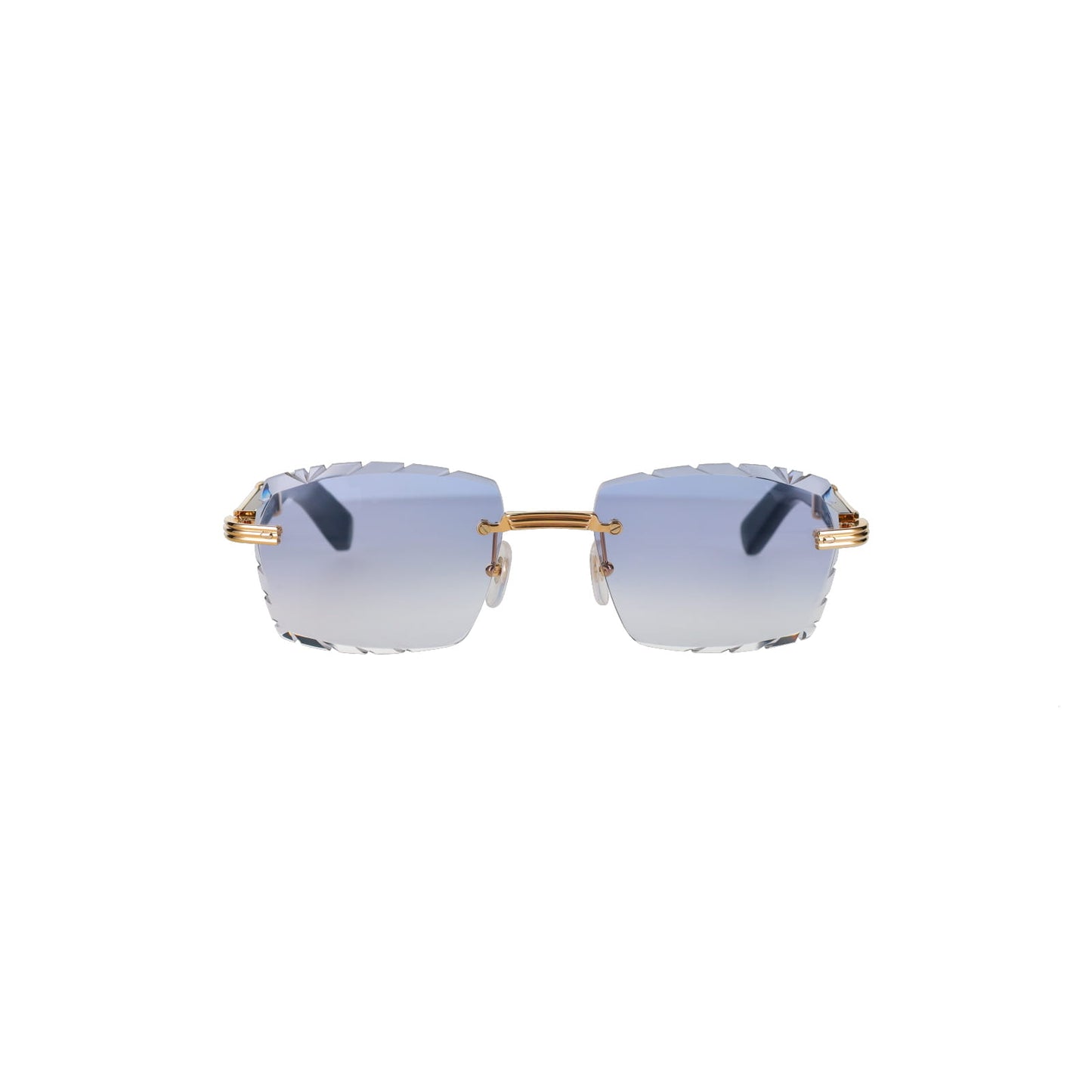 CT0485O Cartier Custom Première Blue Wood Sunglasses by MEG