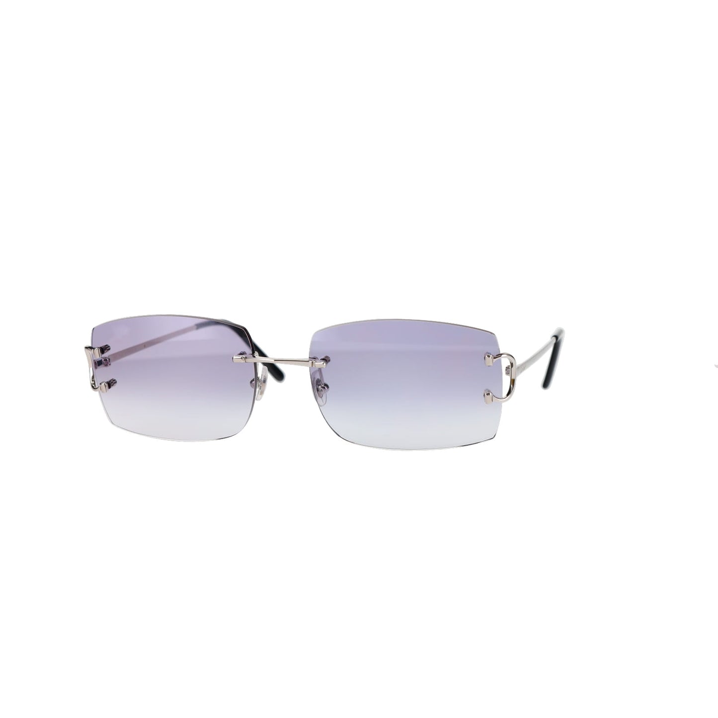 Cartier Custom Double C Brooklyn Platinum Sunglasses by MEG