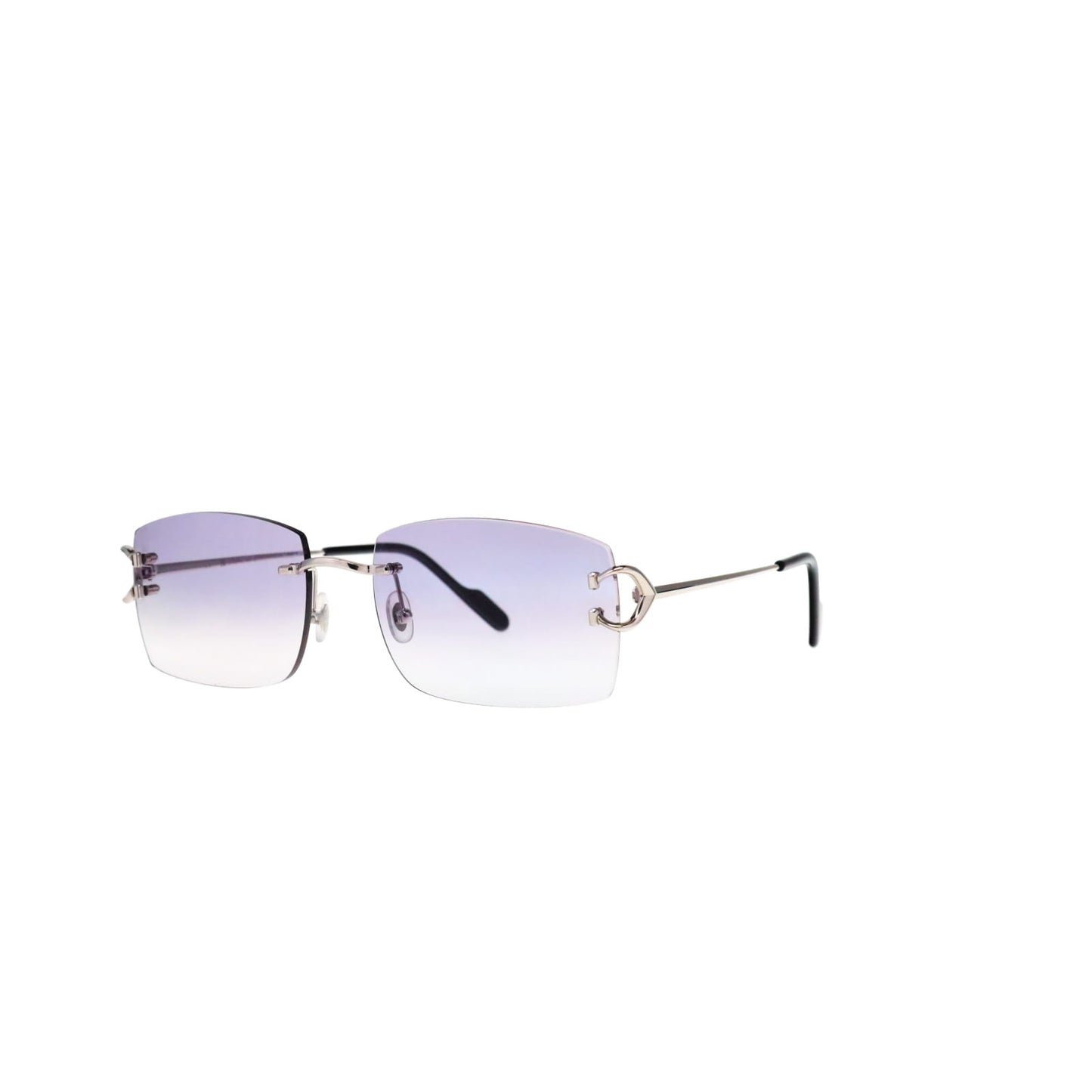 Cartier Custom Vintage Double C Brooklyn Platinum Sunglasses by MEG