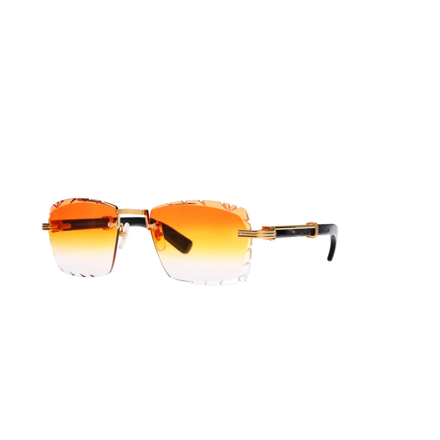Cartier Custom Première de Cartier Black Sunglasses by MEG