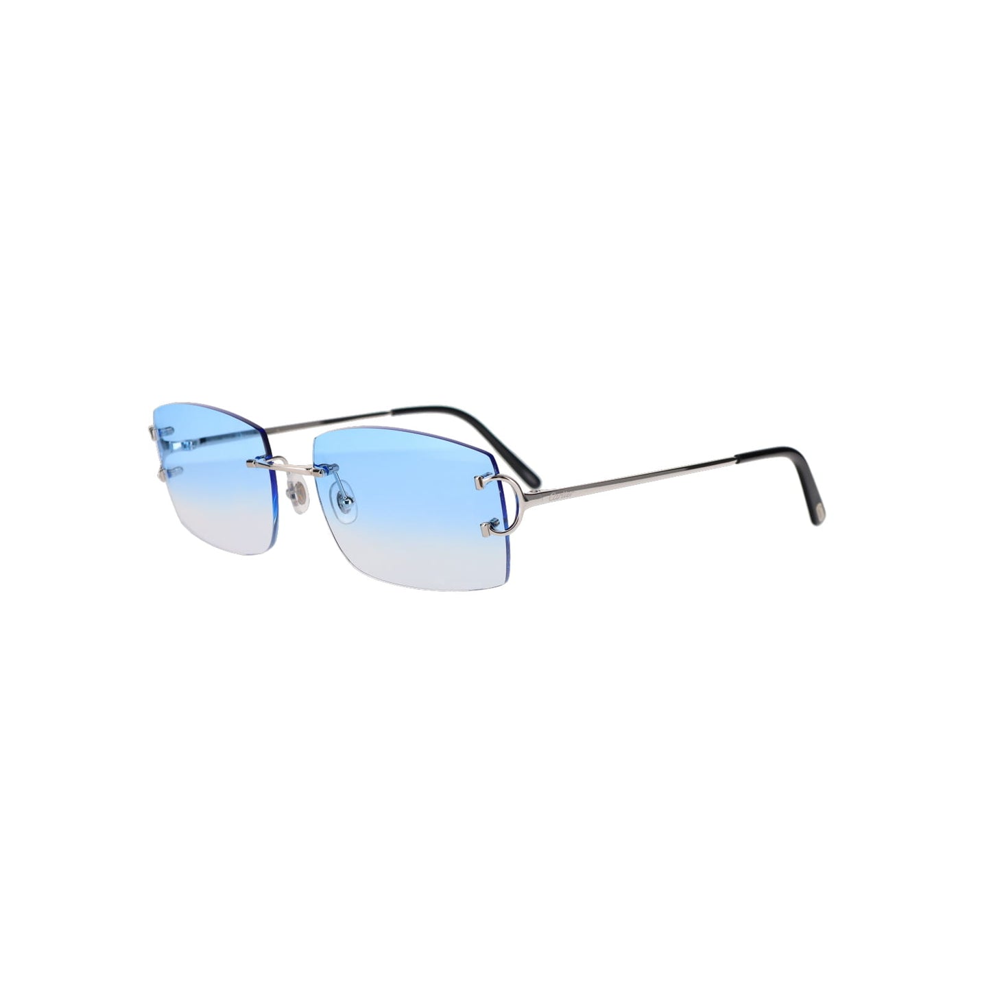 Cartier Custom Double C Brooklyn Platinum Sunglasses by MEG