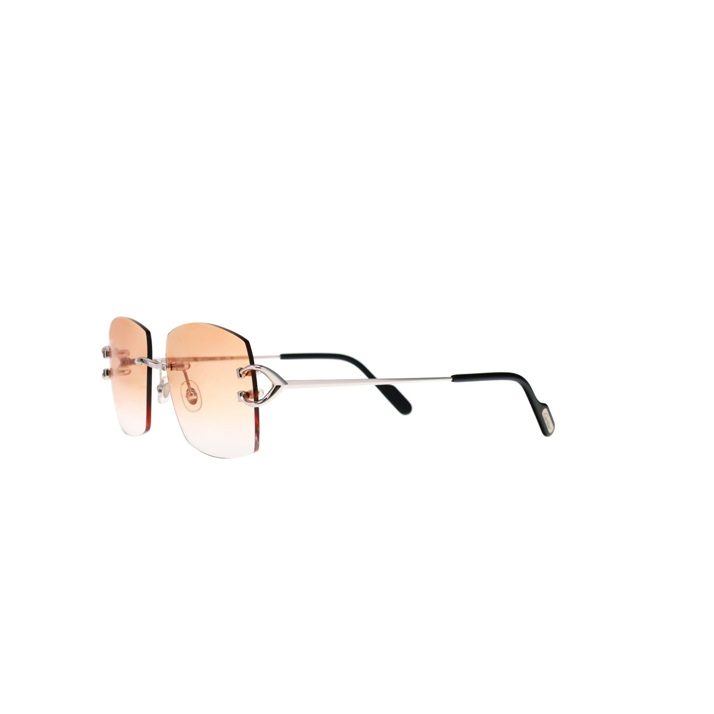 Cartier Custom Vintage Double C Mykonos Platinum Sunglasses by MEG