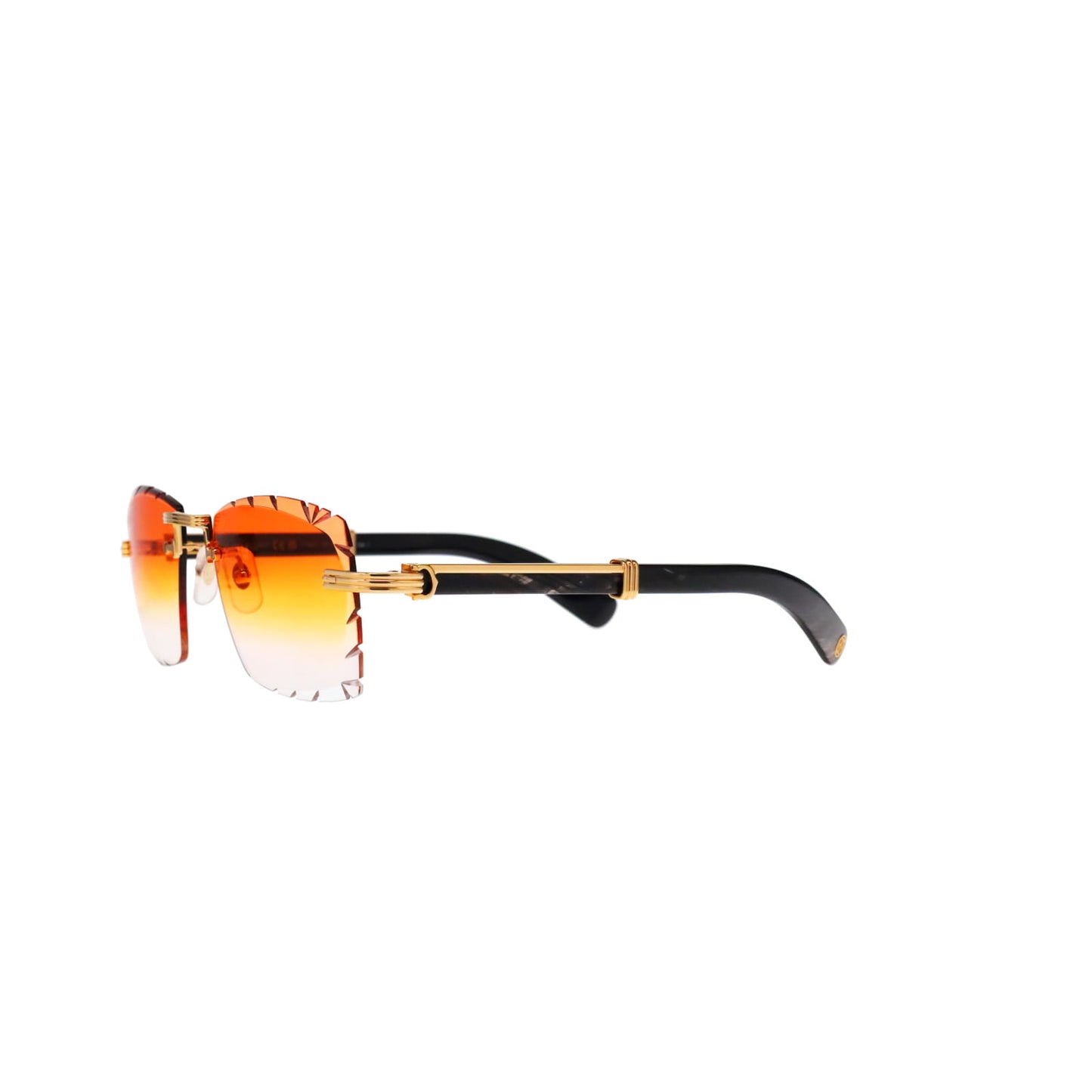 Cartier Custom Première de Cartier Black Sunglasses by MEG