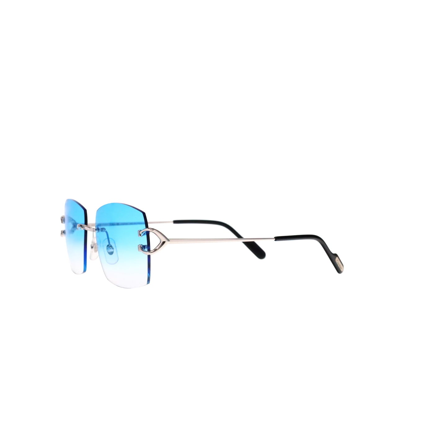 Cartier Custom Vintage Double C Mykonos Platinum Sunglasses by MEG