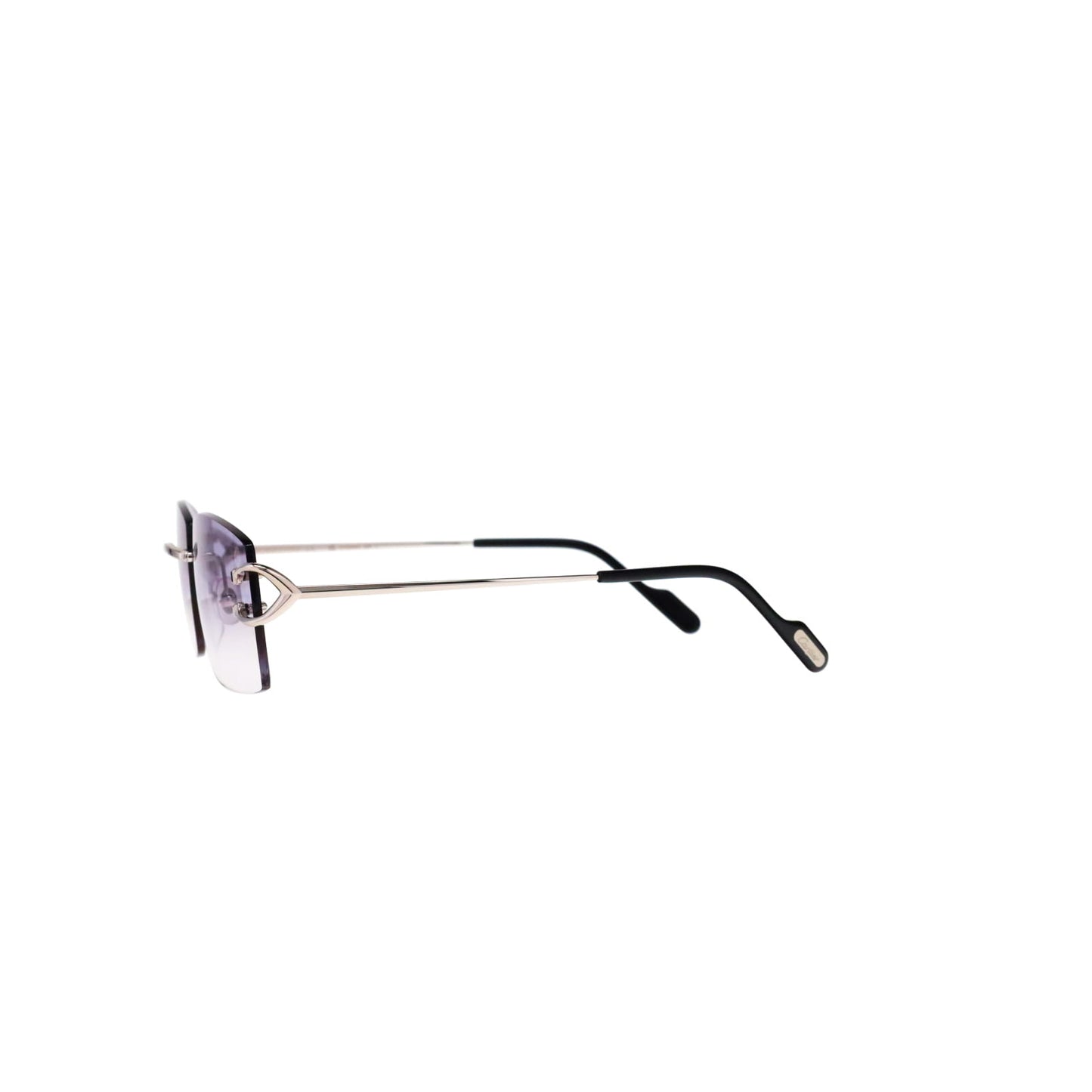 Cartier Custom Vintage Double C Brooklyn Platinum Sunglasses by MEG