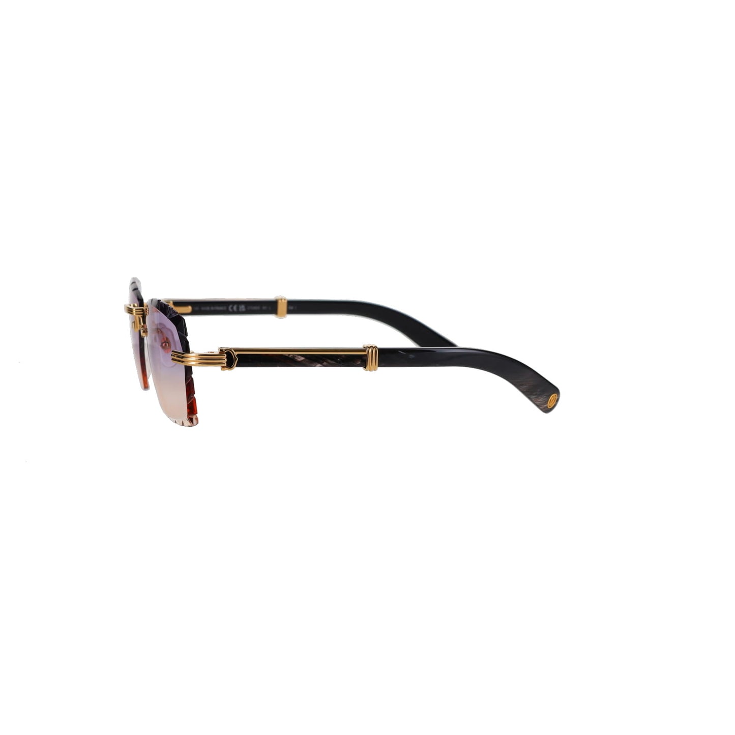 Cartier Custom Première de Cartier Black Sunglasses by MEG