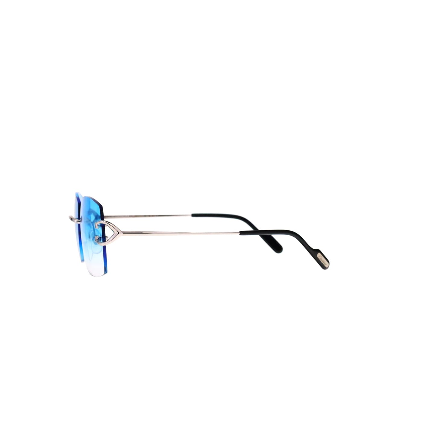 Cartier Custom Vintage Double C Mykonos Platinum Sunglasses by MEG