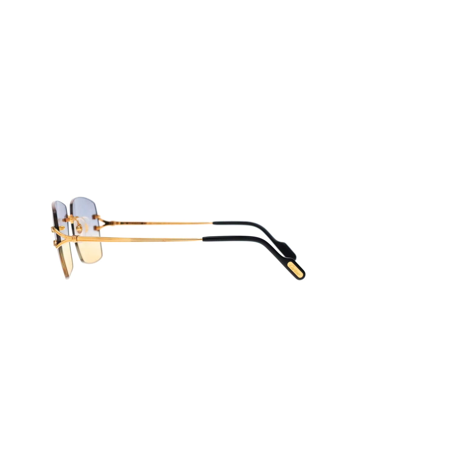 CT0564O Cartier Custom Double C Godron Gold Sunglasses by MEG