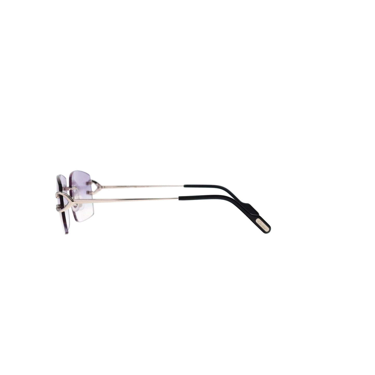 Cartier Custom Vintage Double C Brooklyn Platinum Sunglasses by MEG