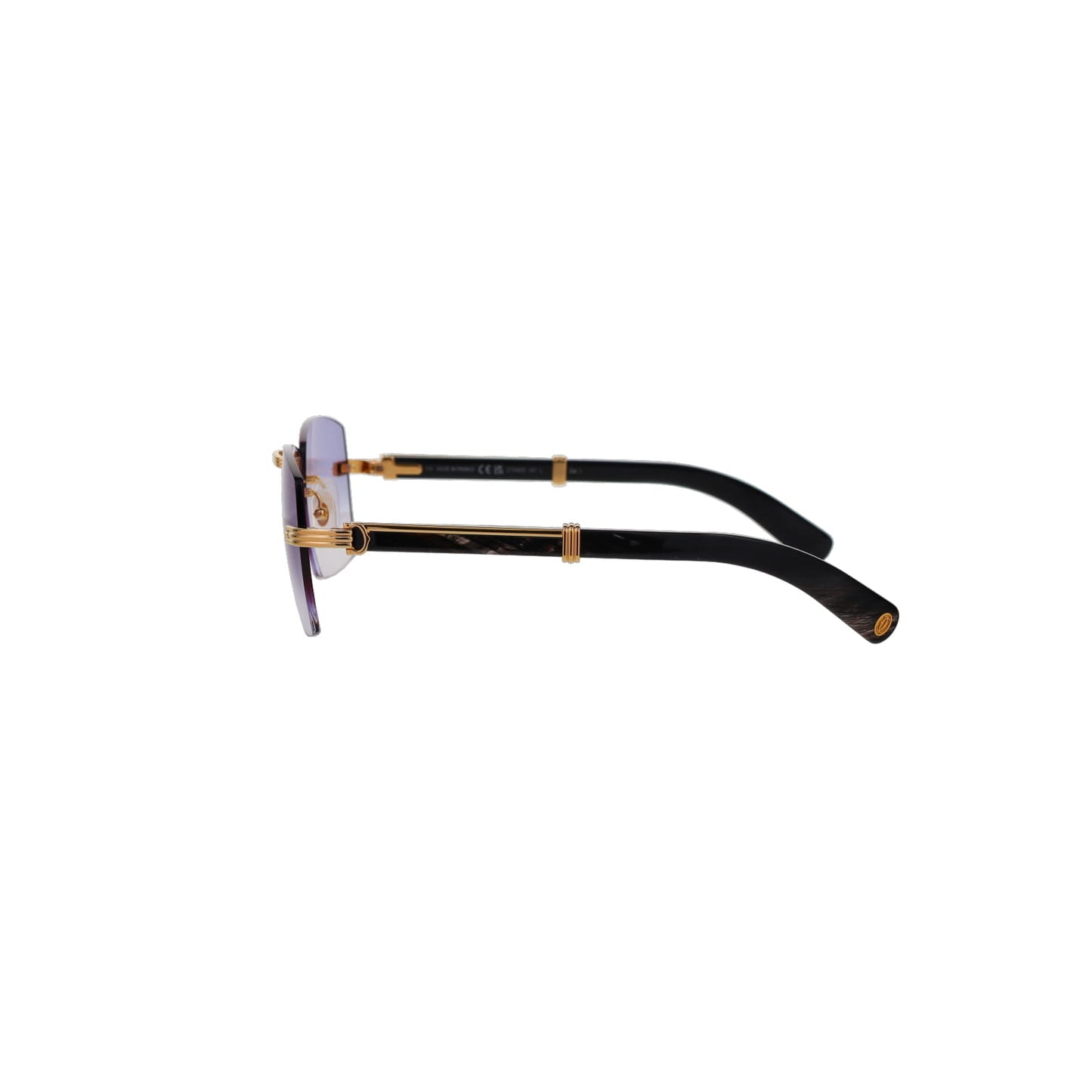 Cartier Custom Première de Cartier Black Sunglasses by MEG