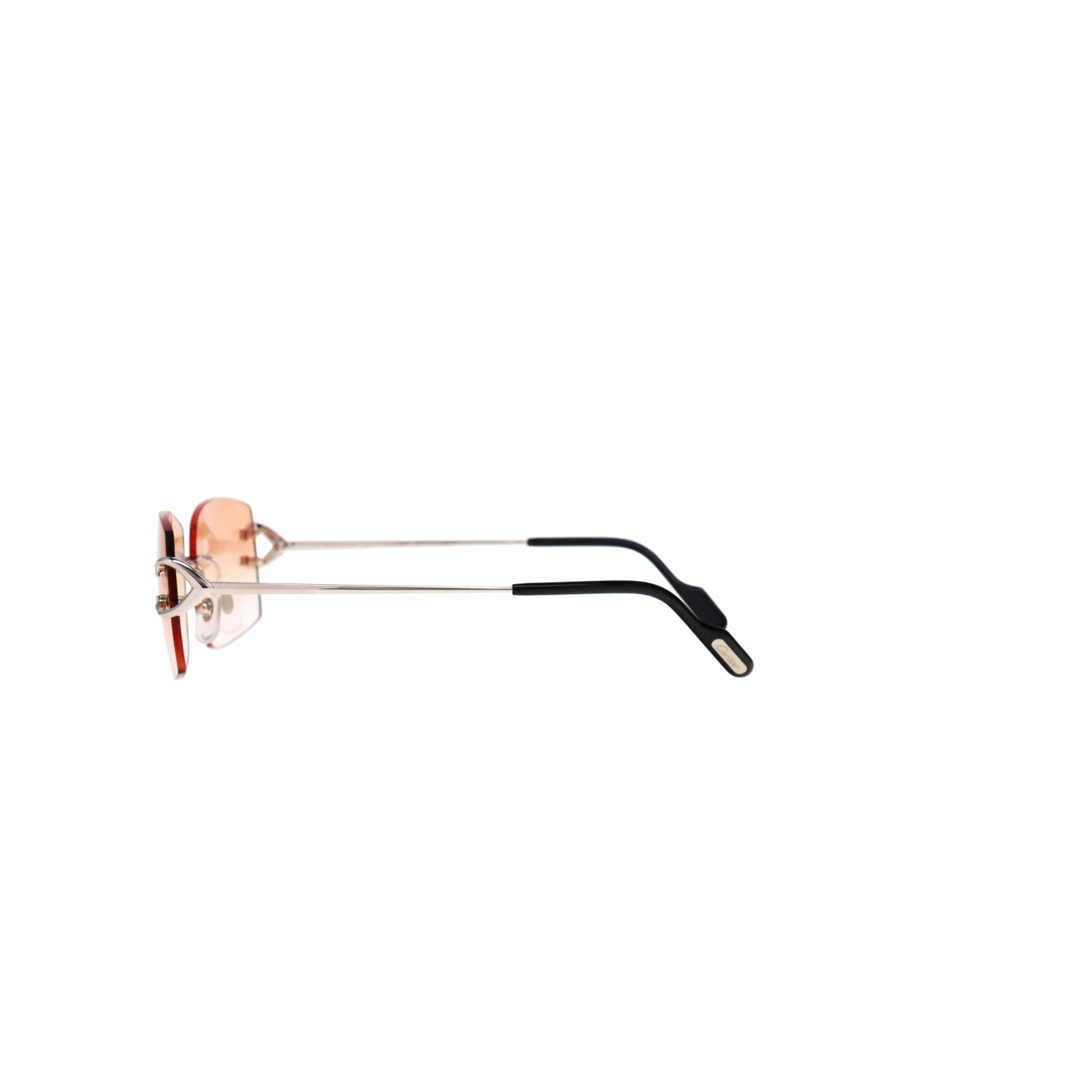 Cartier Custom Vintage Double C Brooklyn Platinum Sunglasses by MEG
