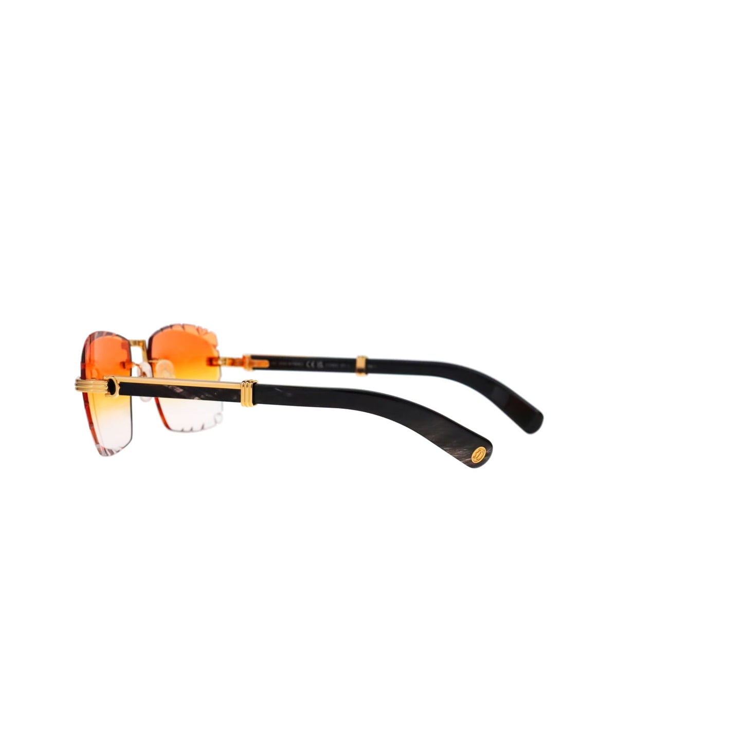 Cartier Custom Première de Cartier Black Sunglasses by MEG
