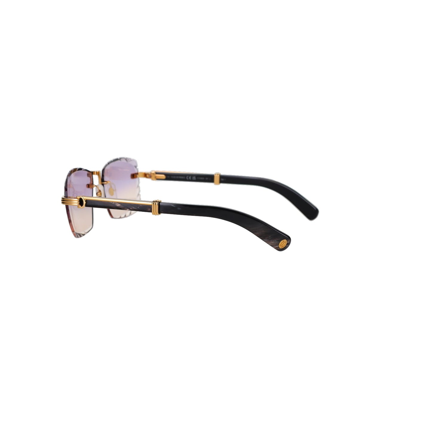 Cartier Custom Première de Cartier Black Sunglasses by MEG