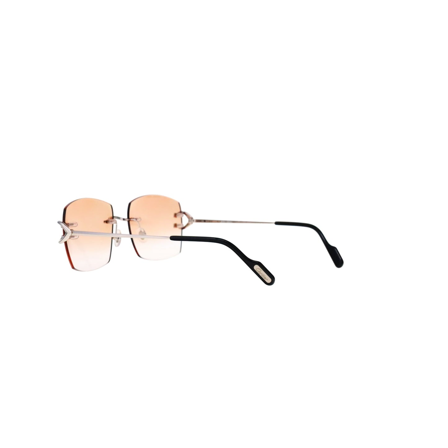 Cartier Custom Vintage Double C Mykonos Platinum Sunglasses by MEG