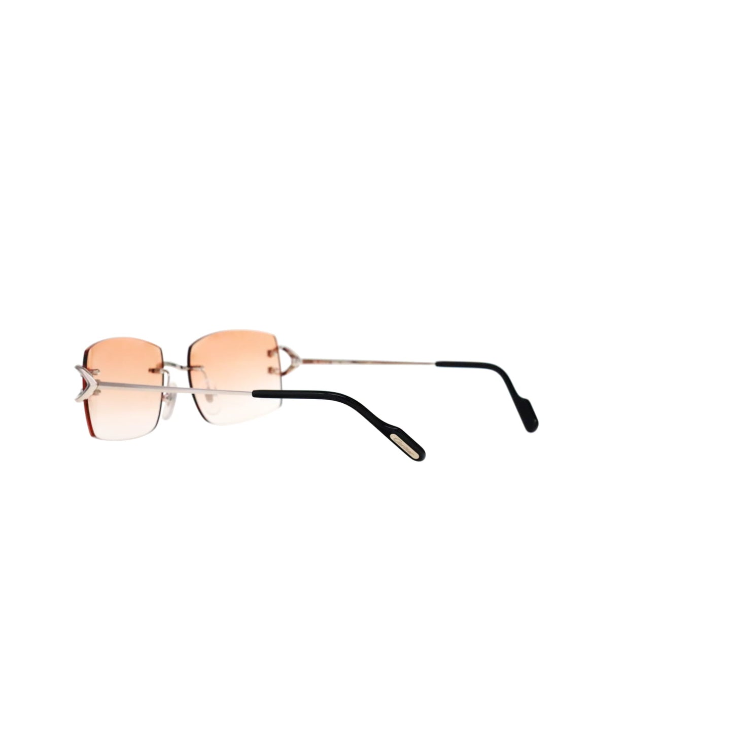 Cartier Custom Vintage Double C Brooklyn Platinum Sunglasses by MEG
