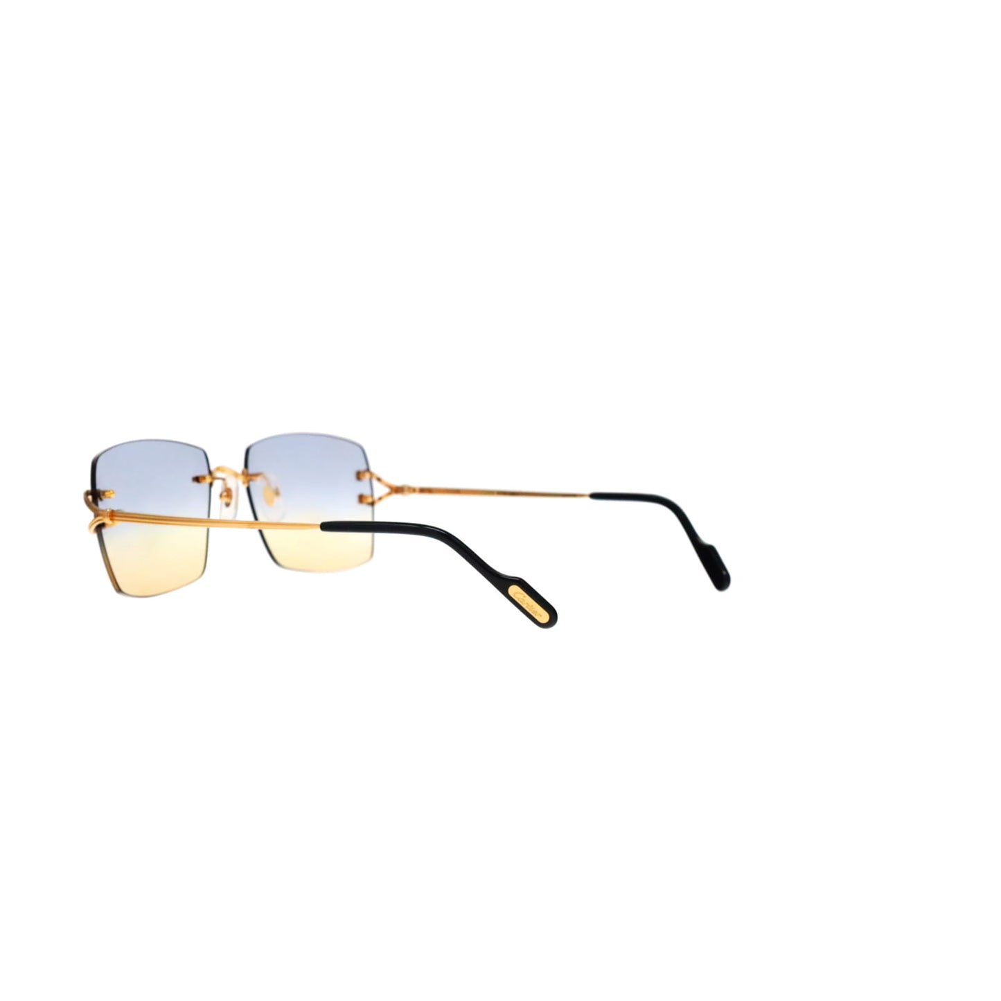 CT0564O Cartier Custom Double C Godron Gold Sunglasses by MEG