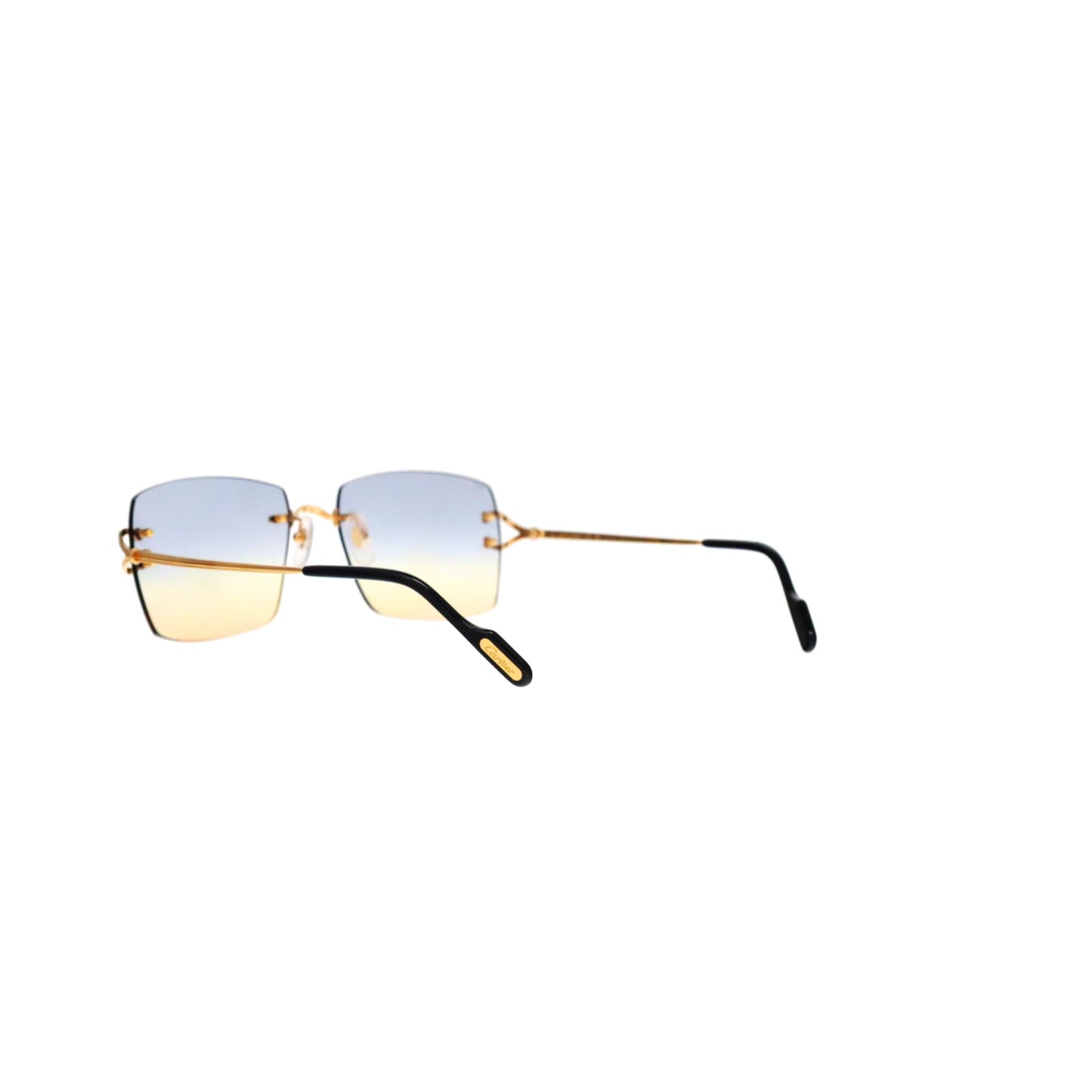CT0564O Cartier Custom Double C Godron Gold Sunglasses by MEG