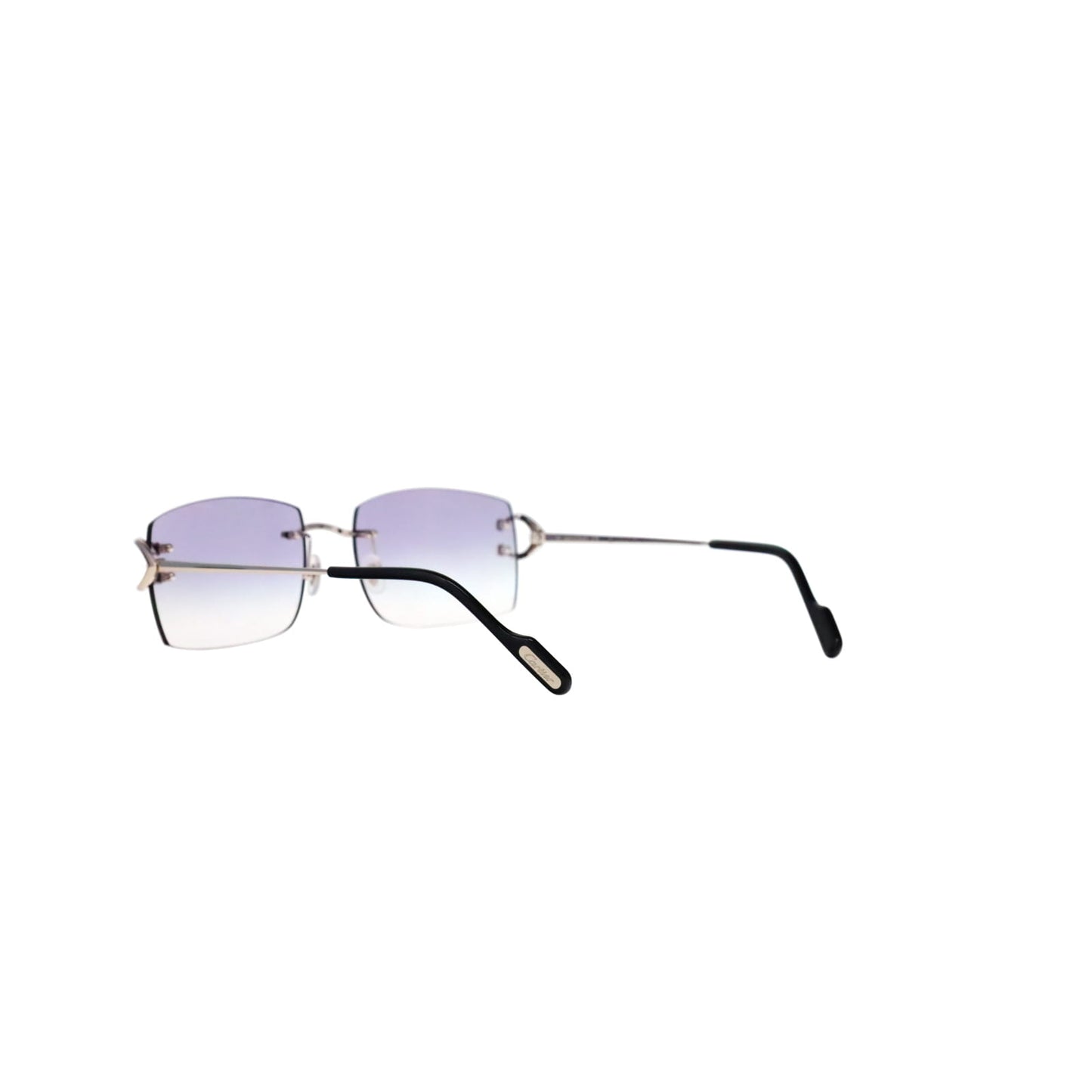 Cartier Custom Vintage Double C Brooklyn Platinum Sunglasses by MEG