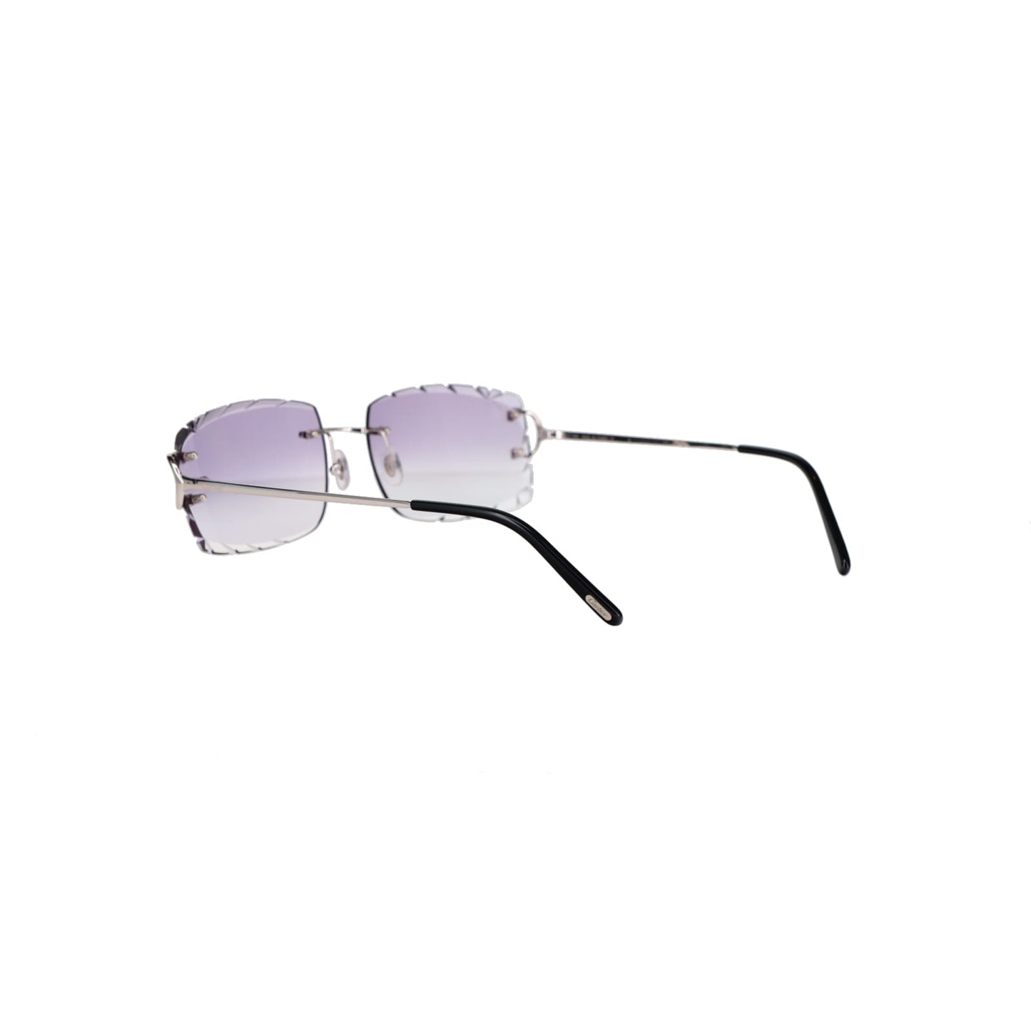 Cartier Custom Double C Diamond Cut Brooklyn Platinum Sunglasses by MEG