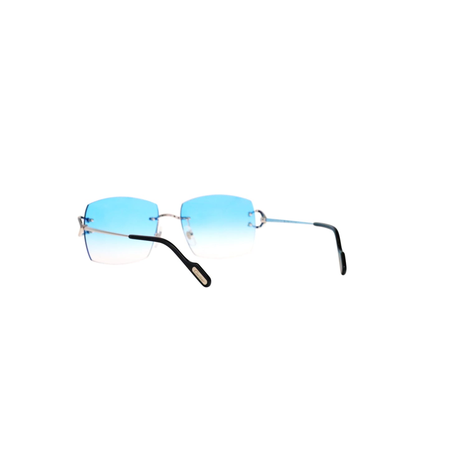 Cartier Custom Vintage Double C Mykonos Platinum Sunglasses by MEG