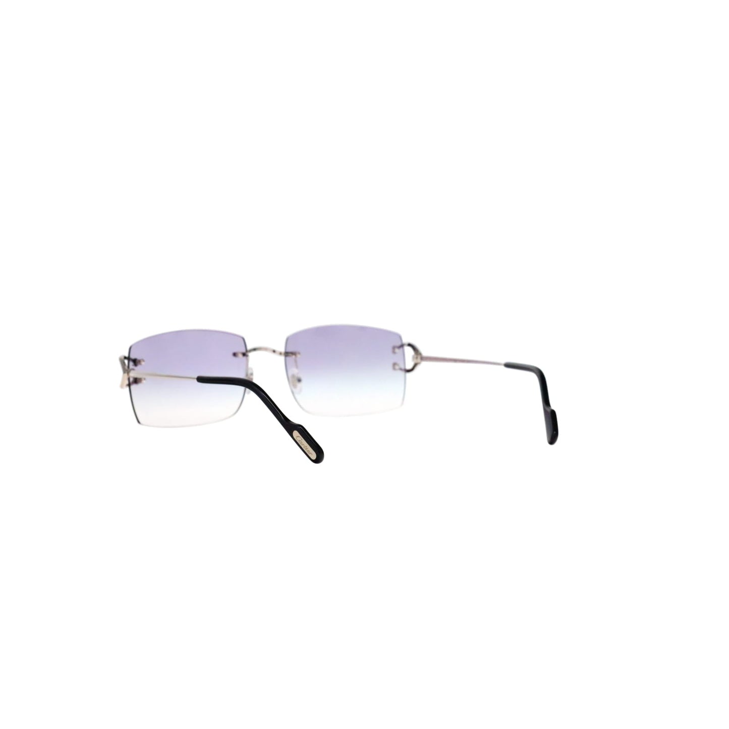 Cartier Custom Vintage Double C Brooklyn Platinum Sunglasses by MEG
