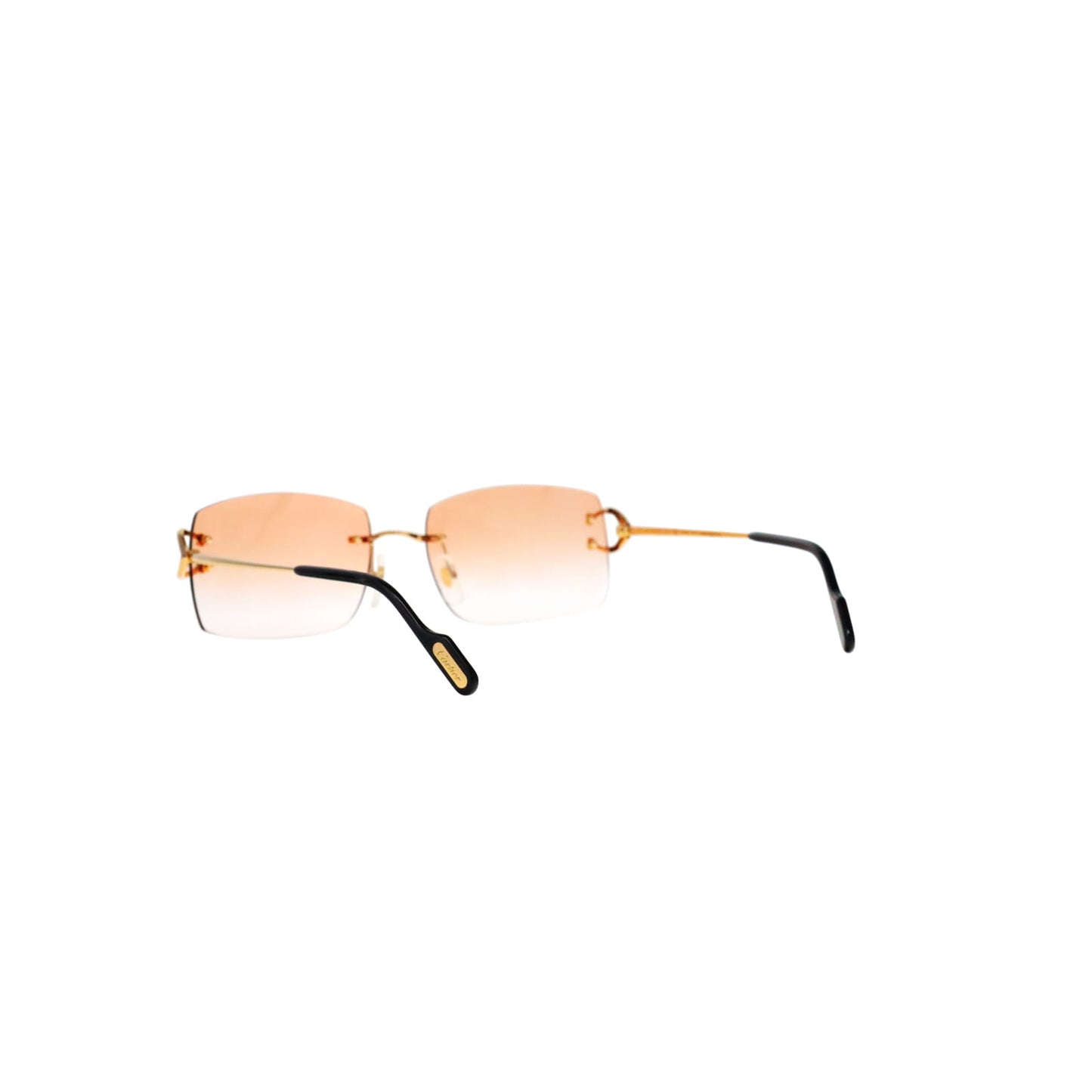 Cartier Custom Vintage Double C Brooklyn Sunglasses Gold by MEG