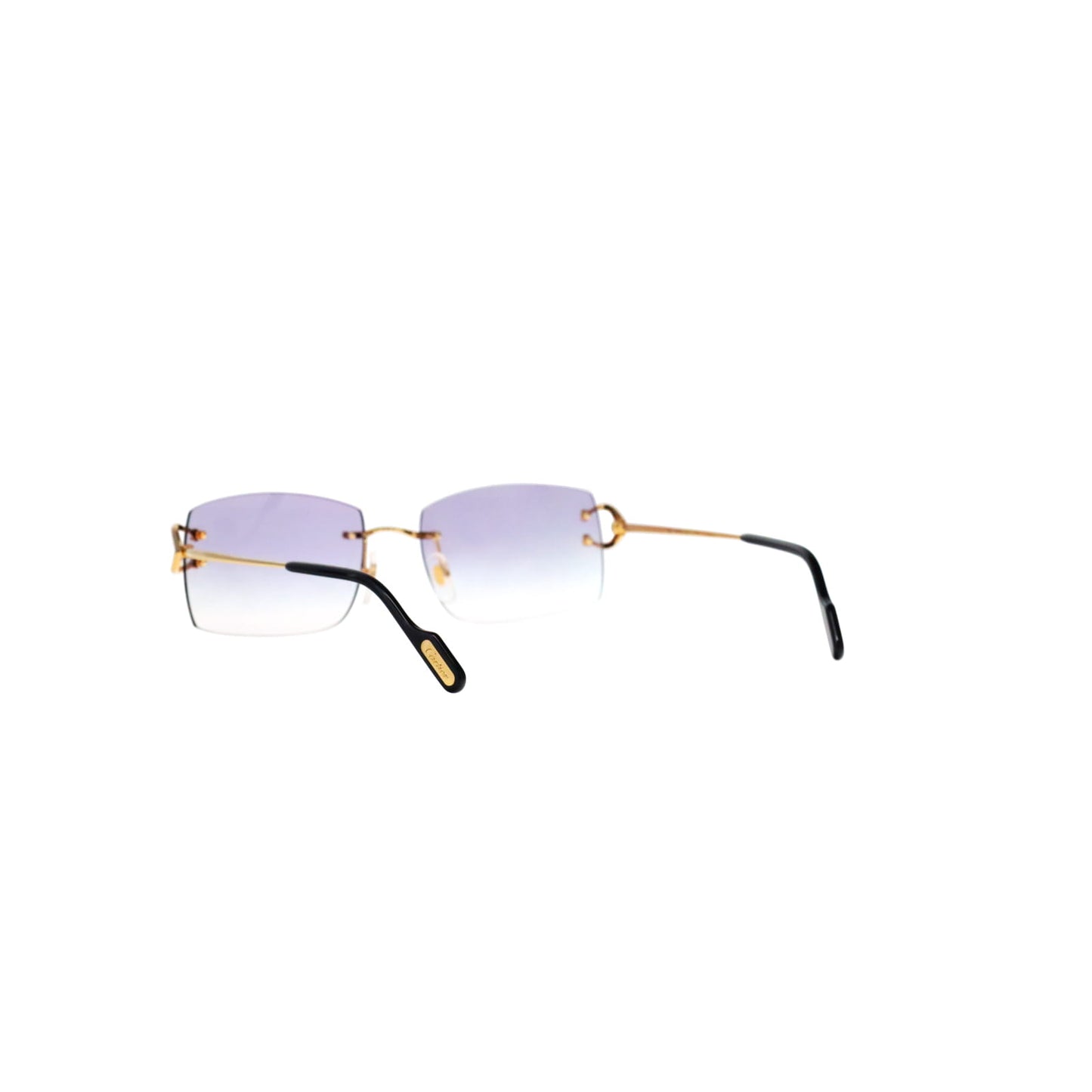 Cartier Custom Vintage Double C Brooklyn Sunglasses Gold by MEG