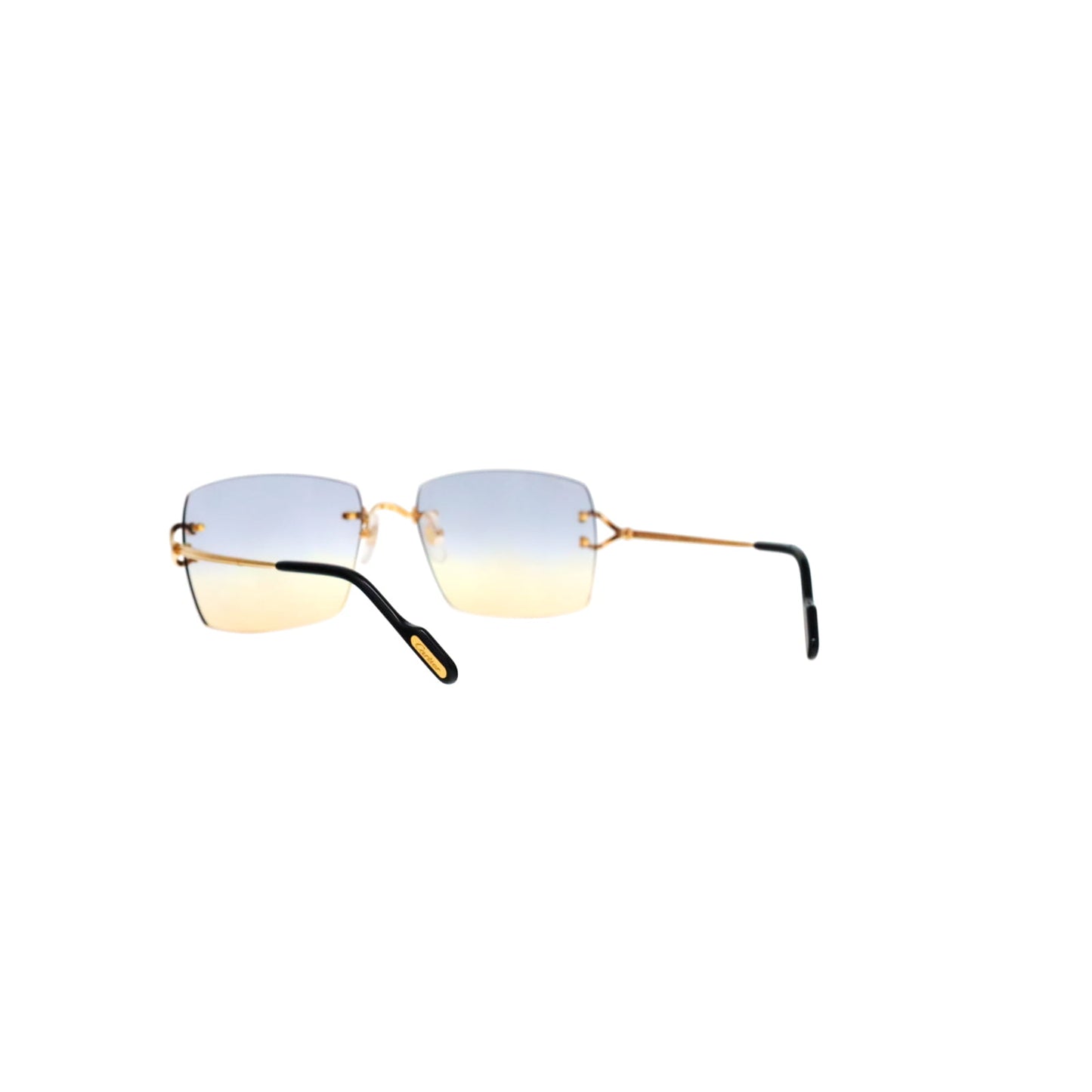CT0564O Cartier Custom Double C Godron Gold Sunglasses by MEG