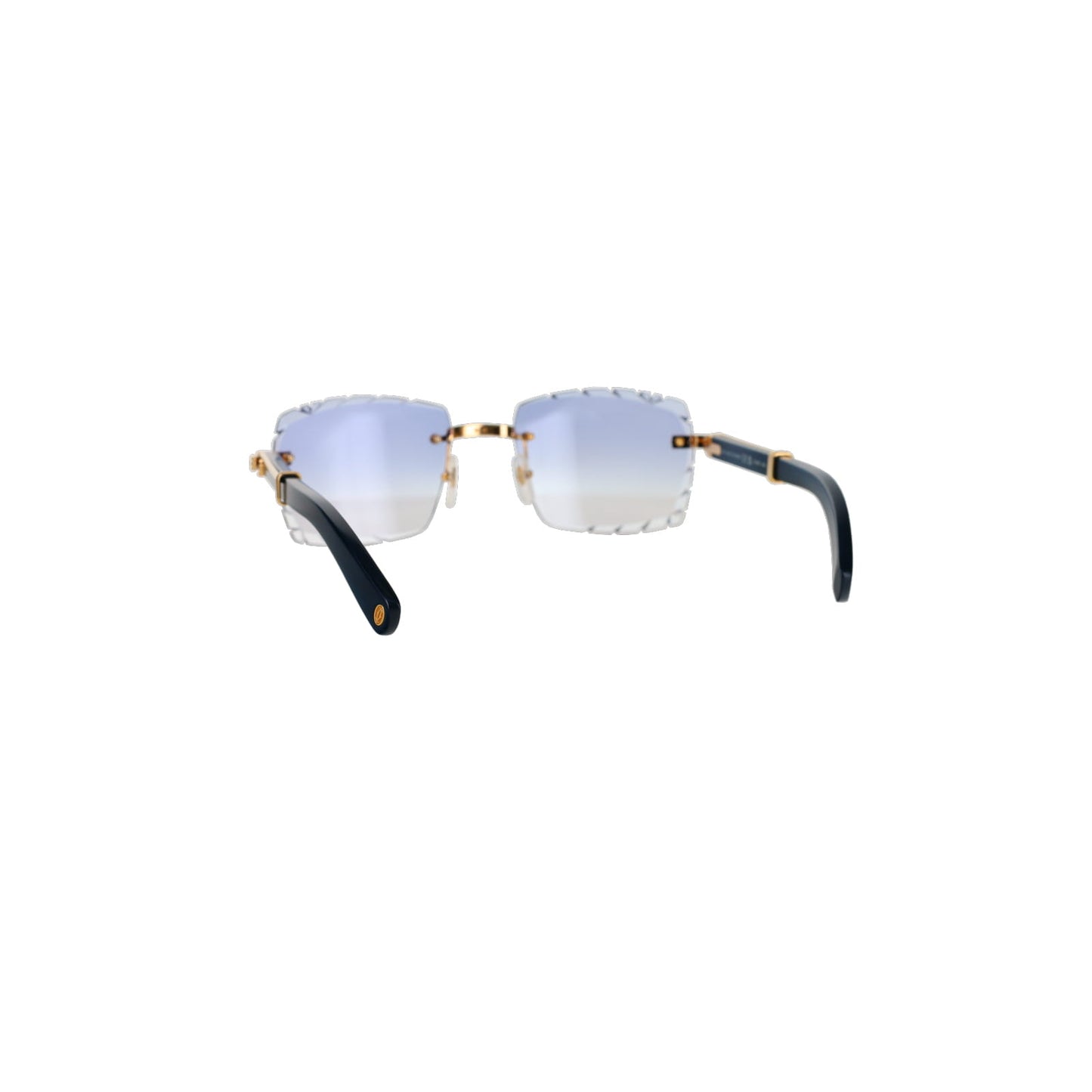 CT0485O Cartier Custom Première Blue Wood Sunglasses by MEG