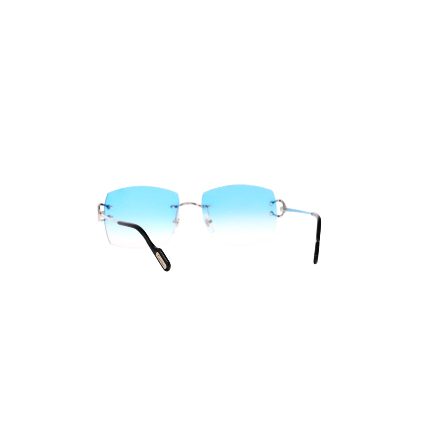 Cartier Custom Vintage Double C Mykonos Platinum Sunglasses by MEG