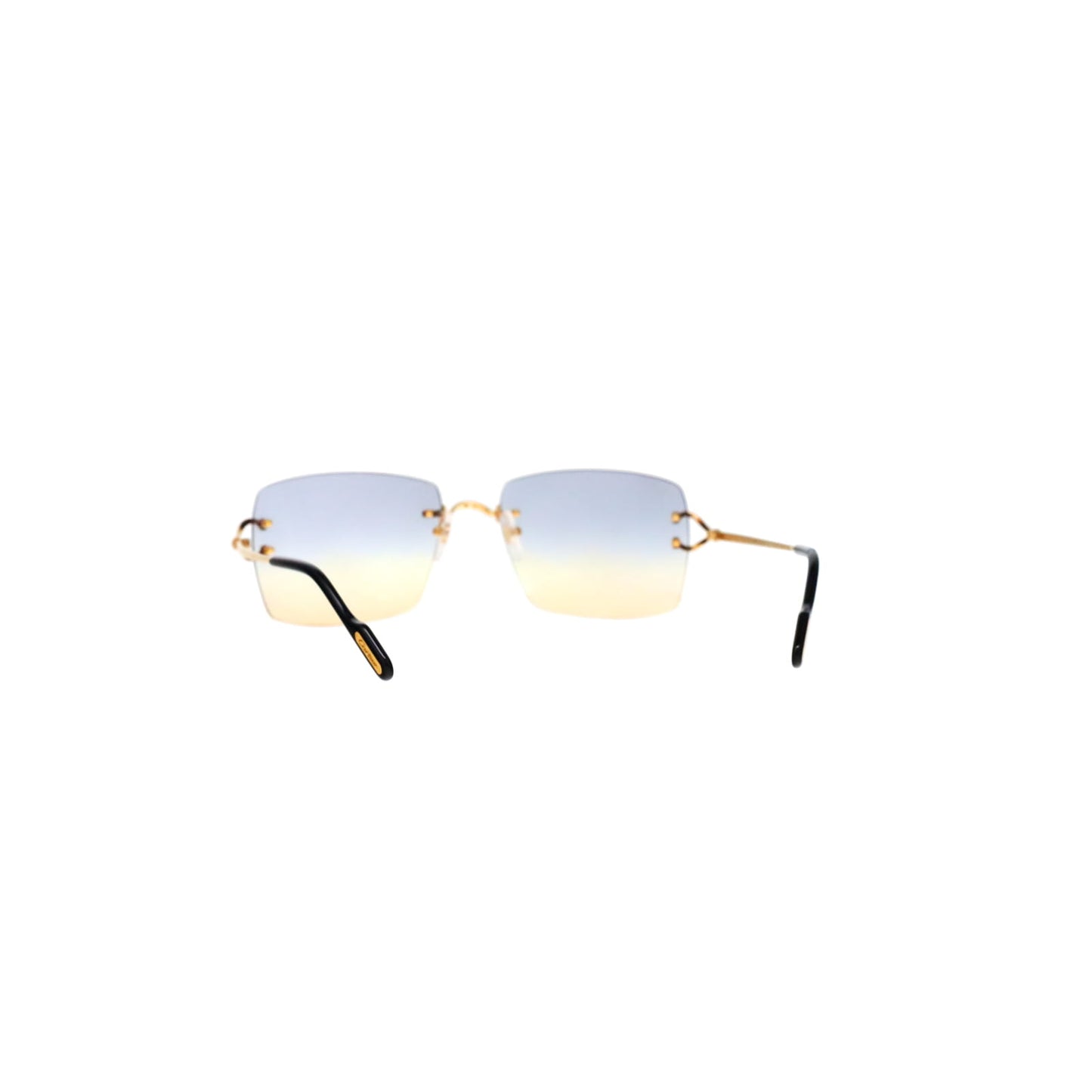 CT0564O Cartier Custom Double C Godron Gold Sunglasses by MEG