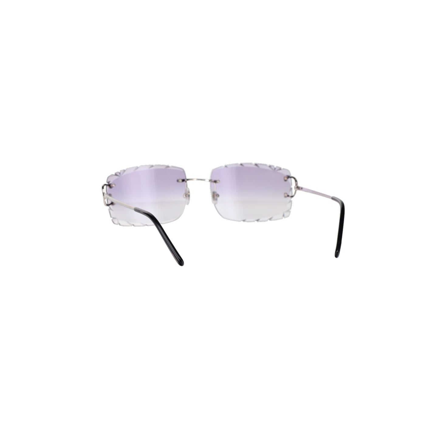 Cartier Custom Double C Diamond Cut Brooklyn Platinum Sunglasses by MEG